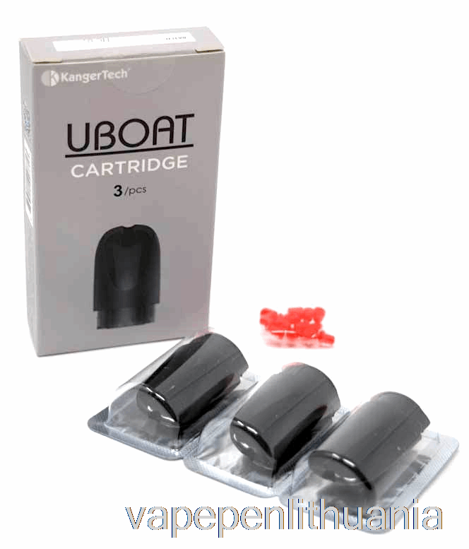Kanger Uboat Pakeitimo Pod Kasetės 1,5ohm Ritės (3 Pakuotėje) Vape Skystis